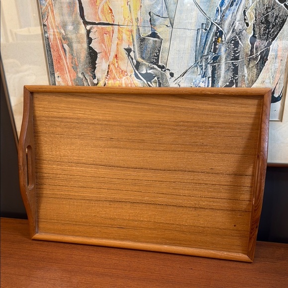 Brown vintage teak wood Vanity Tray for Bath with Elegant Design multipurpose - Picture 7 of 9